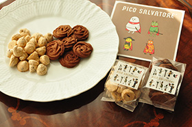 PICO SALVATORE　コオロギチョコクッキー＆シルクパウダーメレンゲクッキー